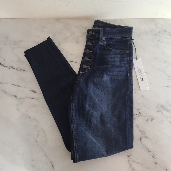 Joe's Jeans The Charlie Highrise Blue Skinny Jeans 26 NWT - Picture 1 of 8